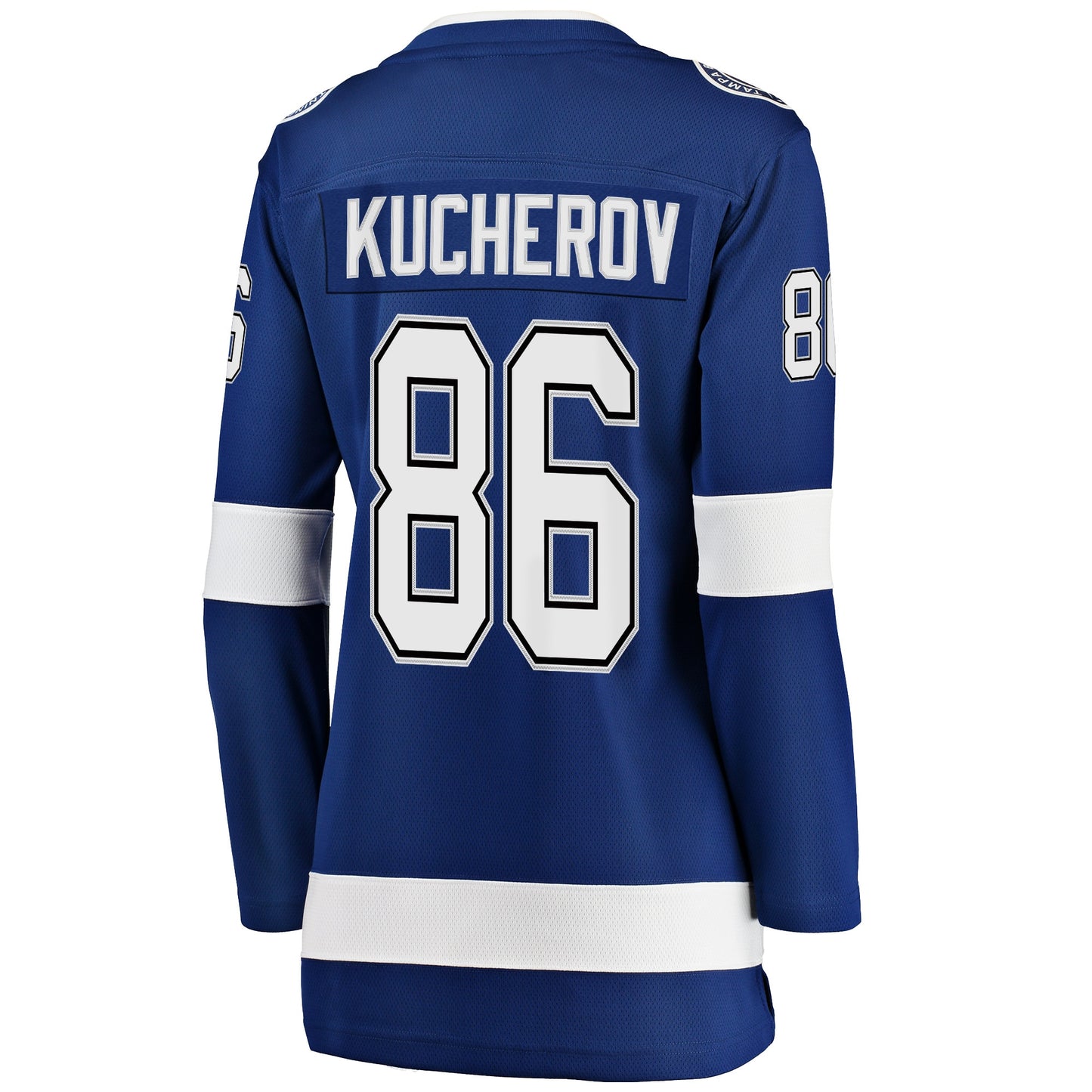 Nikita Kucherov Tampa Bay Lightning Fanatics Branded Women's Home 2022 Stanley Cup Final Breakaway Player Jersey - Blue