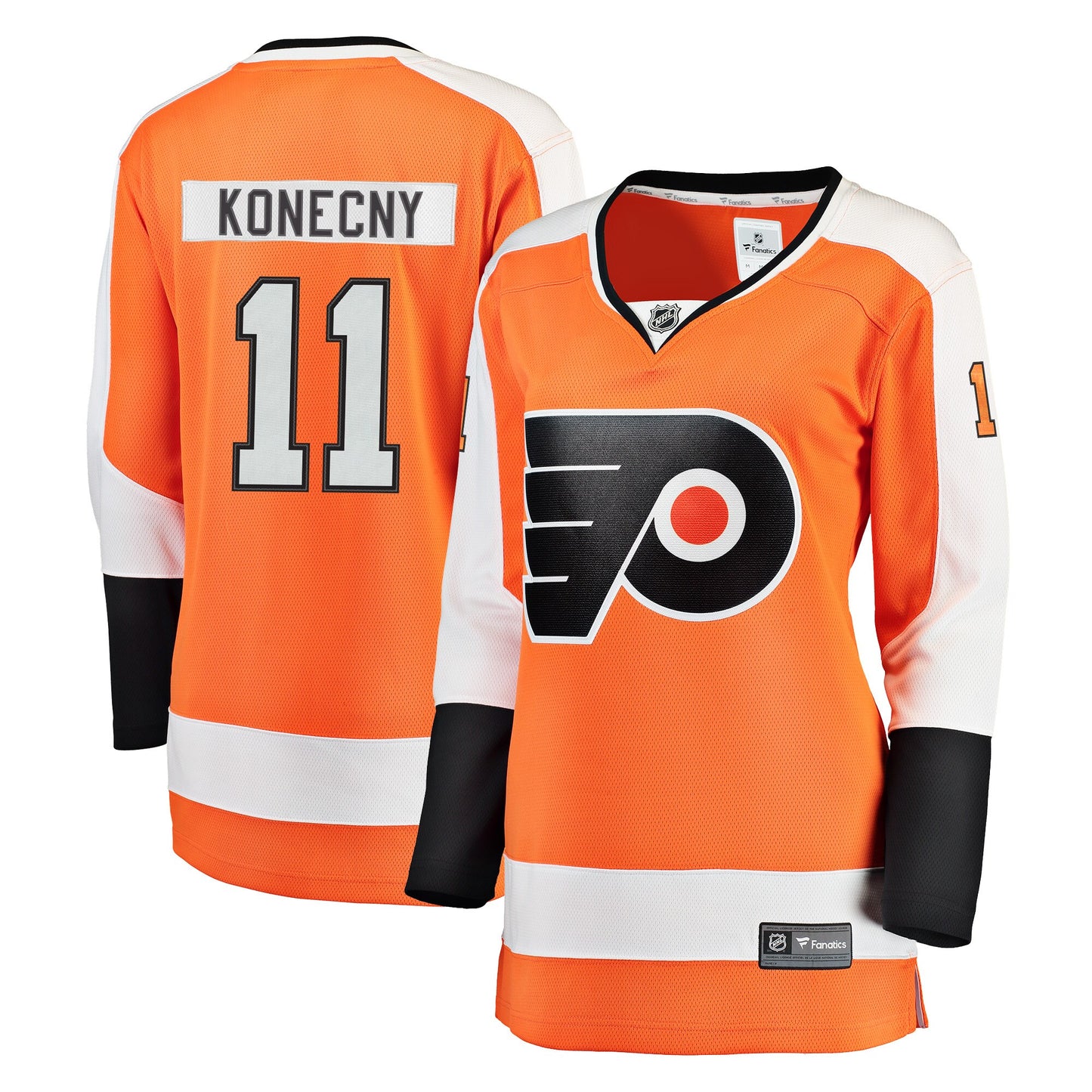 Travis Konecny Philadelphia Flyers Fanatics Branded Women's Breakaway Player Jersey - Orange
