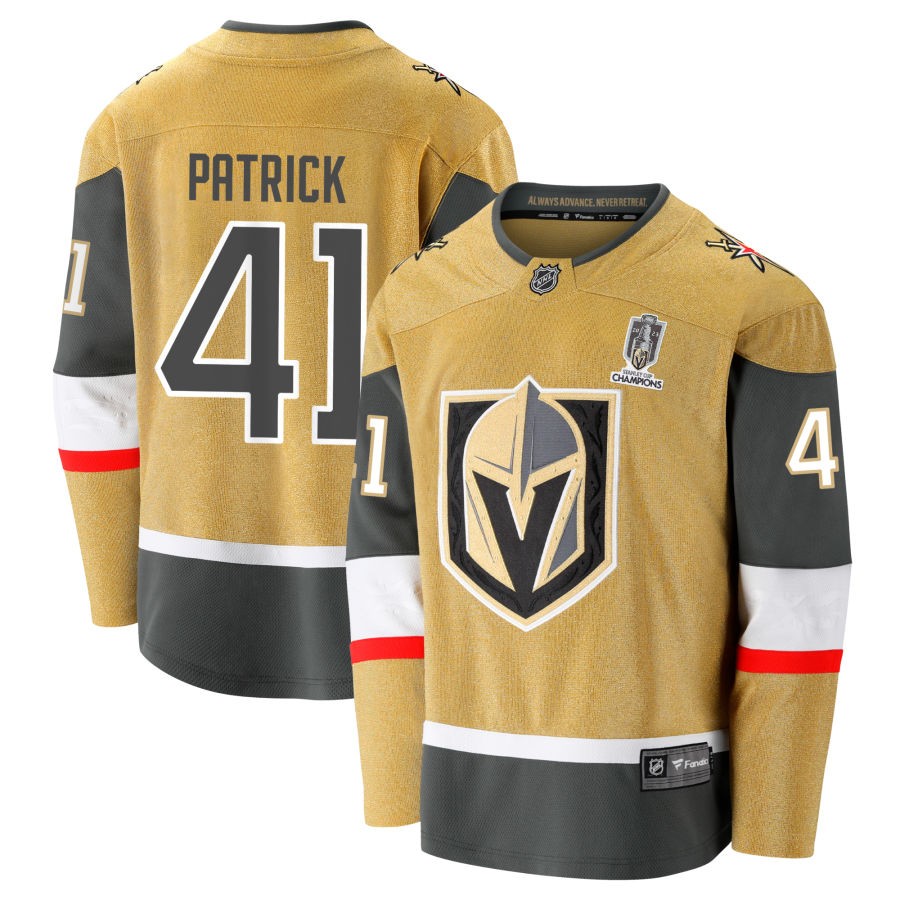 Nolan Patrick  Vegas Golden Knights Fanatics Branded 2023 Stanley Cup Champions Home Breakaway Jersey - Gold