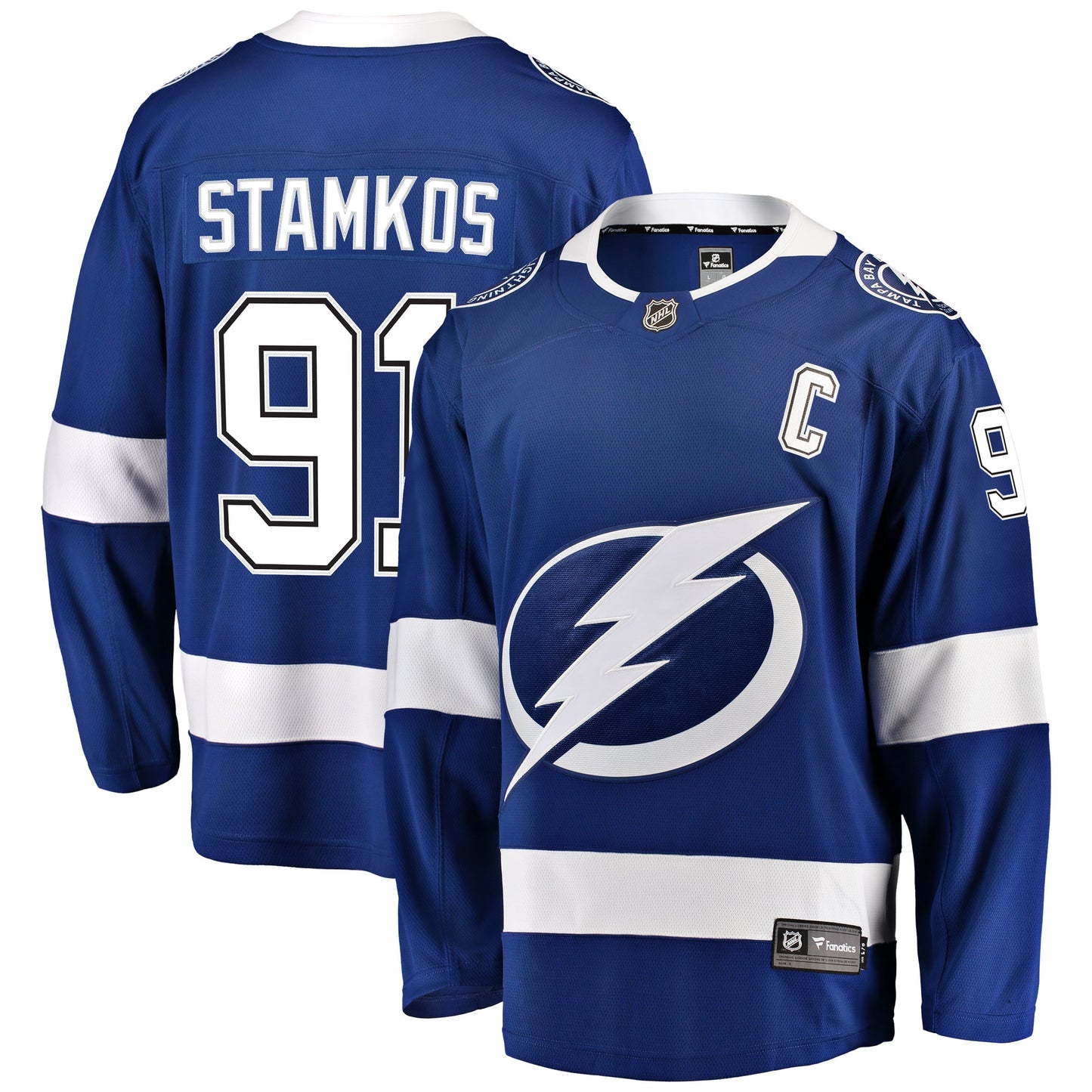 Steven Stamkos Tampa Bay Lightning Fanatics Branded Breakaway Player Jersey - Blue