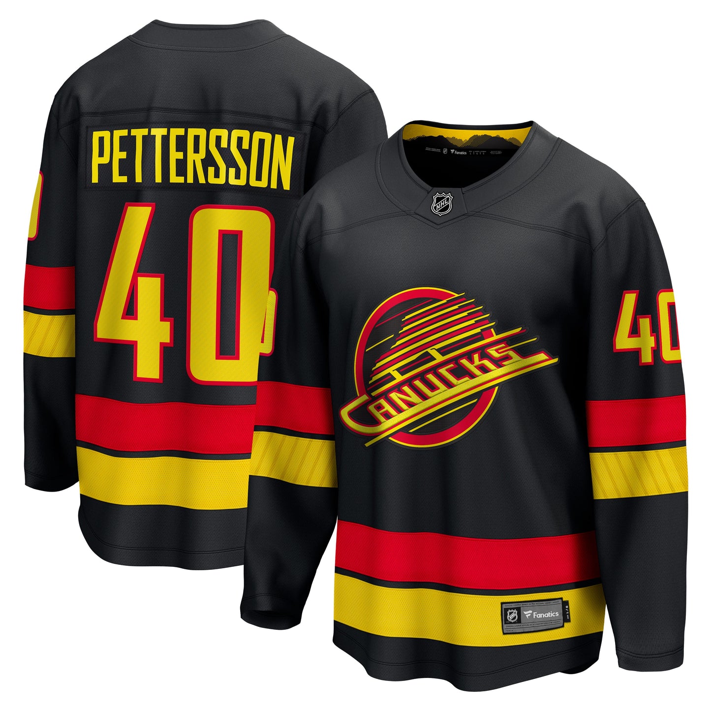 Elias Pettersson Vancouver Canucks Fanatics Branded Alternate - 2022/23 Premier Breakaway Player Jersey - Black