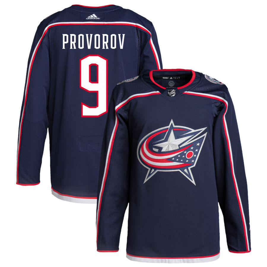 Ivan Provorov Columbus Blue Jackets adidas Home Primegreen Authentic Pro Jersey - Navy