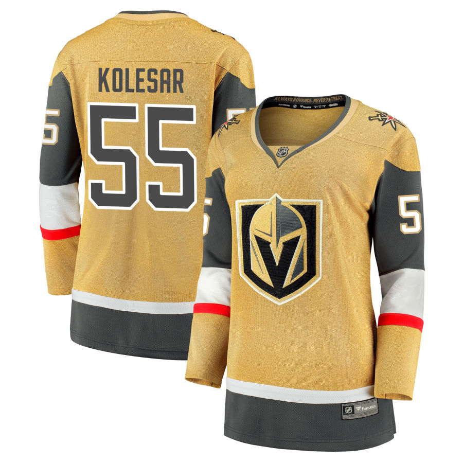 Keegan Kolesar  Vegas Golden Knights Fanatics Branded Women's Home Breakaway Jersey -