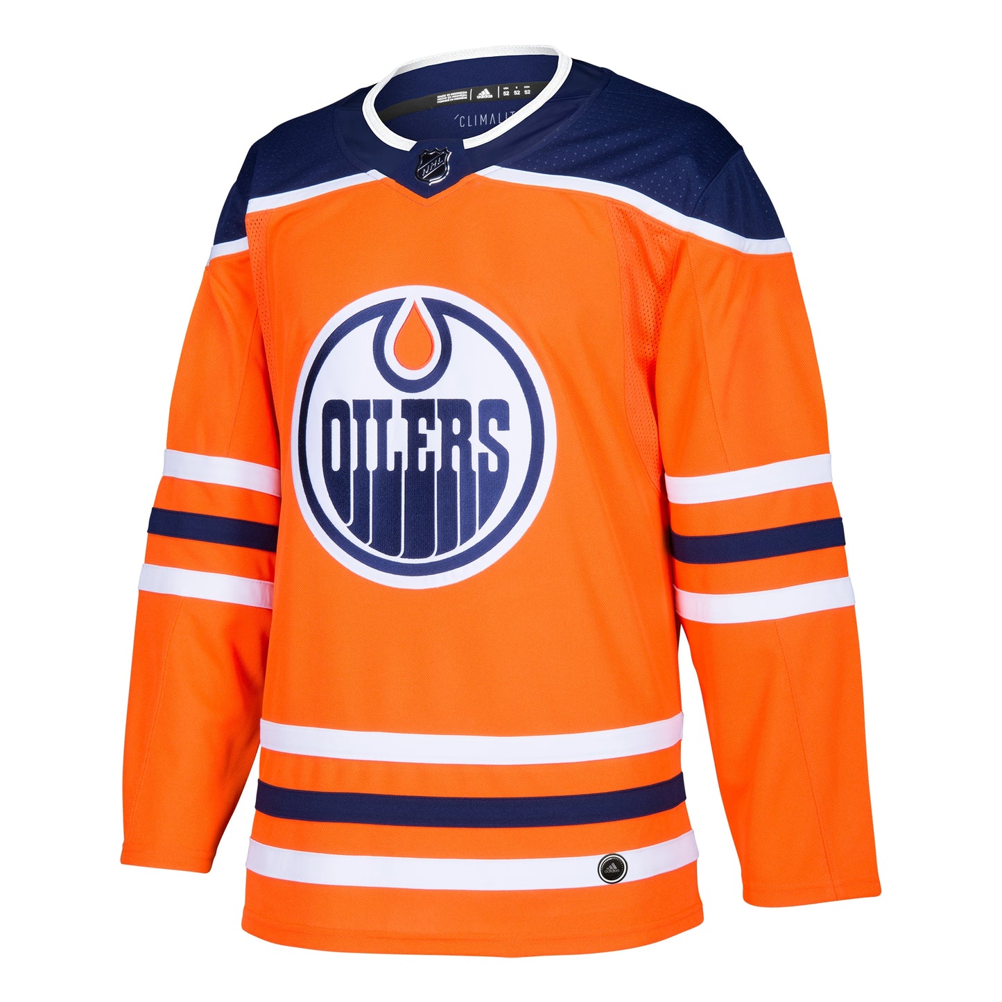 Edmonton Oilers adidas Home Authentic Blank Jersey - Orange