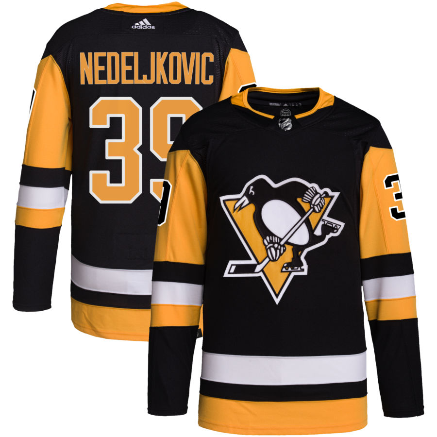 Alex Nedeljkovic Pittsburgh Penguins adidas Home Primegreen Authentic Pro Jersey - Black
