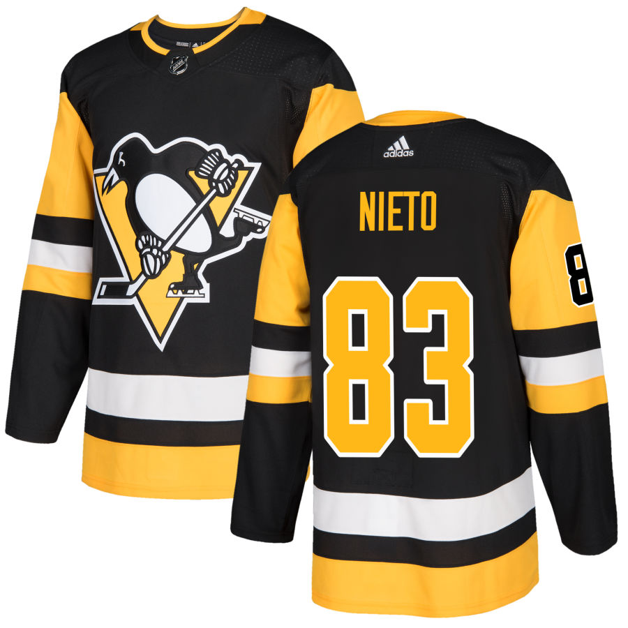 Matt Nieto Pittsburgh Penguins adidas Authentic Jersey - Black