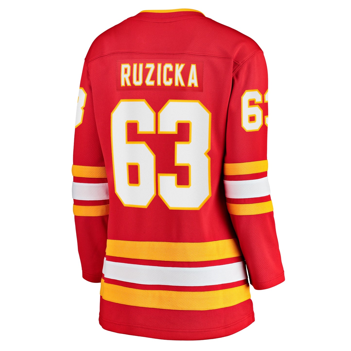 Adam Ruzicka Calgary Flames Fanatics Branded Women's Home Breakaway Player Jersey - Red