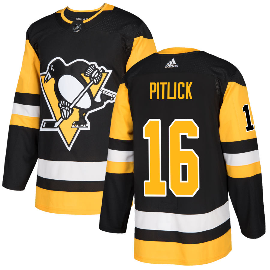 Rem Pitlick Pittsburgh Penguins adidas Authentic Jersey - Black