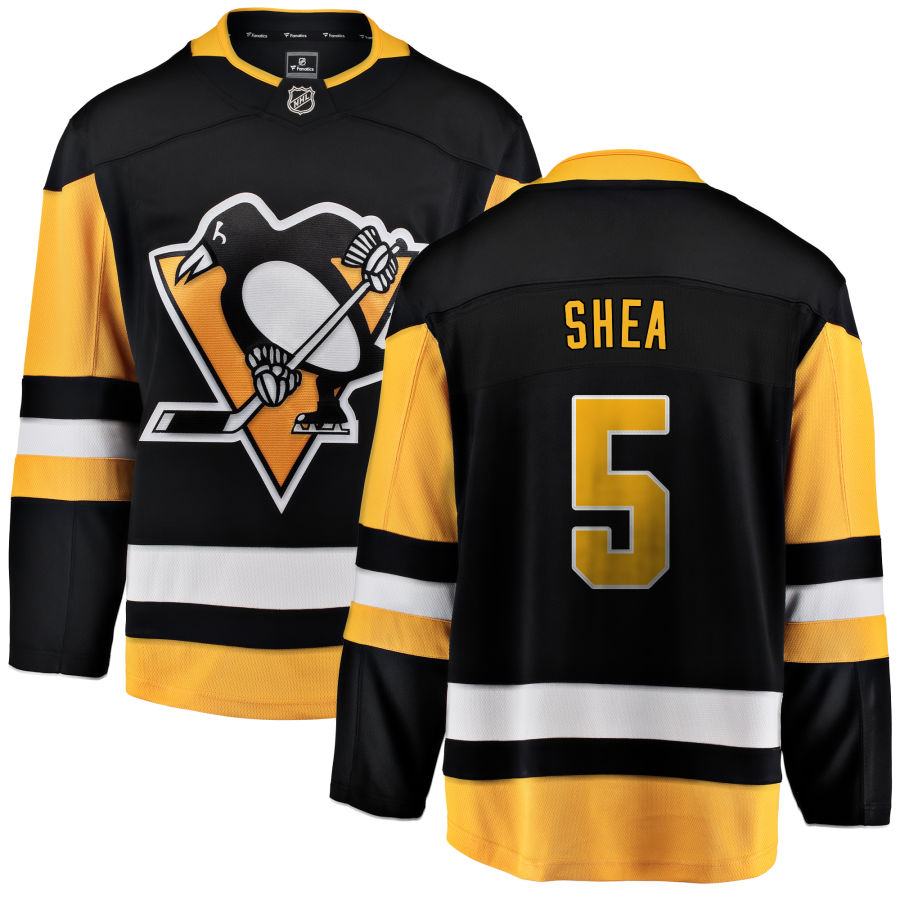 Ryan Shea Pittsburgh Penguins Fanatics Branded Home Breakaway Jersey - Black