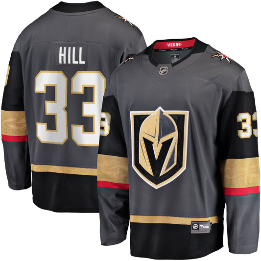 Adin Hill Vegas Golden Knights Fanatics Branded Alternate Breakaway Jersey - Gray